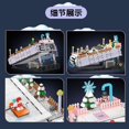 thumbnail image 2 of MouldKing Ski Resort Santa Claus Elk trineo coche tren temporada de Navidad miniatura de bloques de construcción juguete niño niña DIY colección regalo, 2 of 5