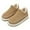 X1 Khaki, variant on Ticikt Women Men Ankle Bootie Slipper Plush Warm Indoor Outdoor Shoes Comfy Fleece Lined Memory Foam Slipper with Anti-Slip Sole,Color:Coffee,Size:40（40-41）