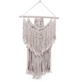 thumbnail image 1 of Tapiz tejido de macramé para colgar en la pared, tapiz bohemio para el hogar, arte geométrico, apart Abanopi Tipo 8, 1 of 5