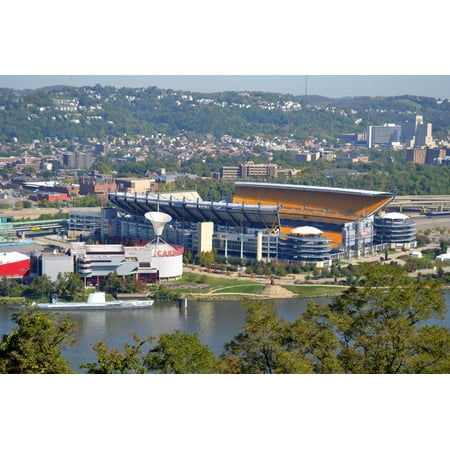 Pittsburgh Steelers Heinz Field Framed - Laminated Poster Heinz Field Pittsburgh Football Steelers City Poster Print 24 x 36