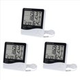 thumbnail image 1 of 3X Termómetro Digital para Interiores Higrómetro Doméstico, Monitor de Temperatura Exterior Preciso, Termómetro Indicador de Indicador de Humedad, 1 of 5
