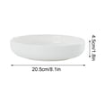 thumbnail image 6 of Clearance! Upgraded Pasta Bowl, Salad Bowls, Bowls, Serving Bowls, Soup, Ceramic, Large Capacity, Microwave & Dishwasher Safe 8", 6 of 7