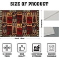 thumbnail image 3 of Lodge Placemats Set of 4 18" x 12", Rustic Oriental Bear Deer Fish Print Table Mats Heat-Resisting Non Slip Reversible Burlap Coffee Place Mats for Party Dining Table Kitchen Decor and Accessories, 3 of 8