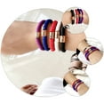 thumbnail image 3 of EeaseCA Bohemian Style Bracelet Colorful Handmade Bracelet Elastic Wrist String, 3 of 8