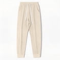 thumbnail image 6 of Cargo Pants for Men Elastic Waist Casual Loose Sports Jogger Straight Leg Outdoor Hiking Full Length Work Pants, 6 of 10
