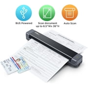 Plustek Mobile Scanner S410 Plus - Portable Sheet-Fed Document Scanner - for Windows 7 / 8 / 10 / 11