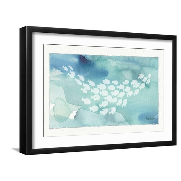 Art.com Sea Life II Art Print by Lisa Audit, Black Frame Wall Art, 23" x 17"