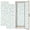 Color 2, variant on 2 Pcs School Locker Magnetic Wallpaper 12" x 36" Red Cherry Pink White Striped Reusable Removable Locker Accessories Back to School Supplies