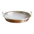 thumbnail image 2 of Cesta para freír al aire, colador , portátil con asas, juego de bandeja de cesta para freír fácil de limpiar, colador de aceite, para hornear en Pequeño 19cm Macarena Cesta de freidora de aire, 2 of 8