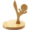 thumbnail image 2 of soporte de escritorio de madera para teléfono móvil de dibujos animados para teléfono inteligente para todos JAMW Sencillez, 2 of 5