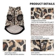 thumbnail image 2 of Pet Winter Coat Snow Zipper Clothing Cold Weather Dog Vest Warm Puppy Coat Leopard Print, 2 of 8