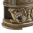 thumbnail image 2 of ACME Constantine Nightstand in Brown & Gold, 2 of 5