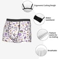 thumbnail image 5 of Kdxio Men's Boxer Briefs with Lavender Flowers Print - Comfortable and Breathable Underwear for Everyday Wear, 5 of 7