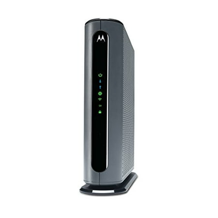 Motorola MG7700 Modem WiFi Router Combo with Power Boost | Approved by Comcast Xfinity Cox and Spectrum | for Cable Plans Up to 800 Mbps | DOCSIS 3.0 + Gigabit Router