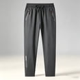 thumbnail image 6 of Sweat Pants for Mens Lightweight Gym Athletic Workout Sweatpants with Zipper Pockets Elastic Waist Drawstring Quick Dry Jogging Pants for Daily Wear, 6 of 7