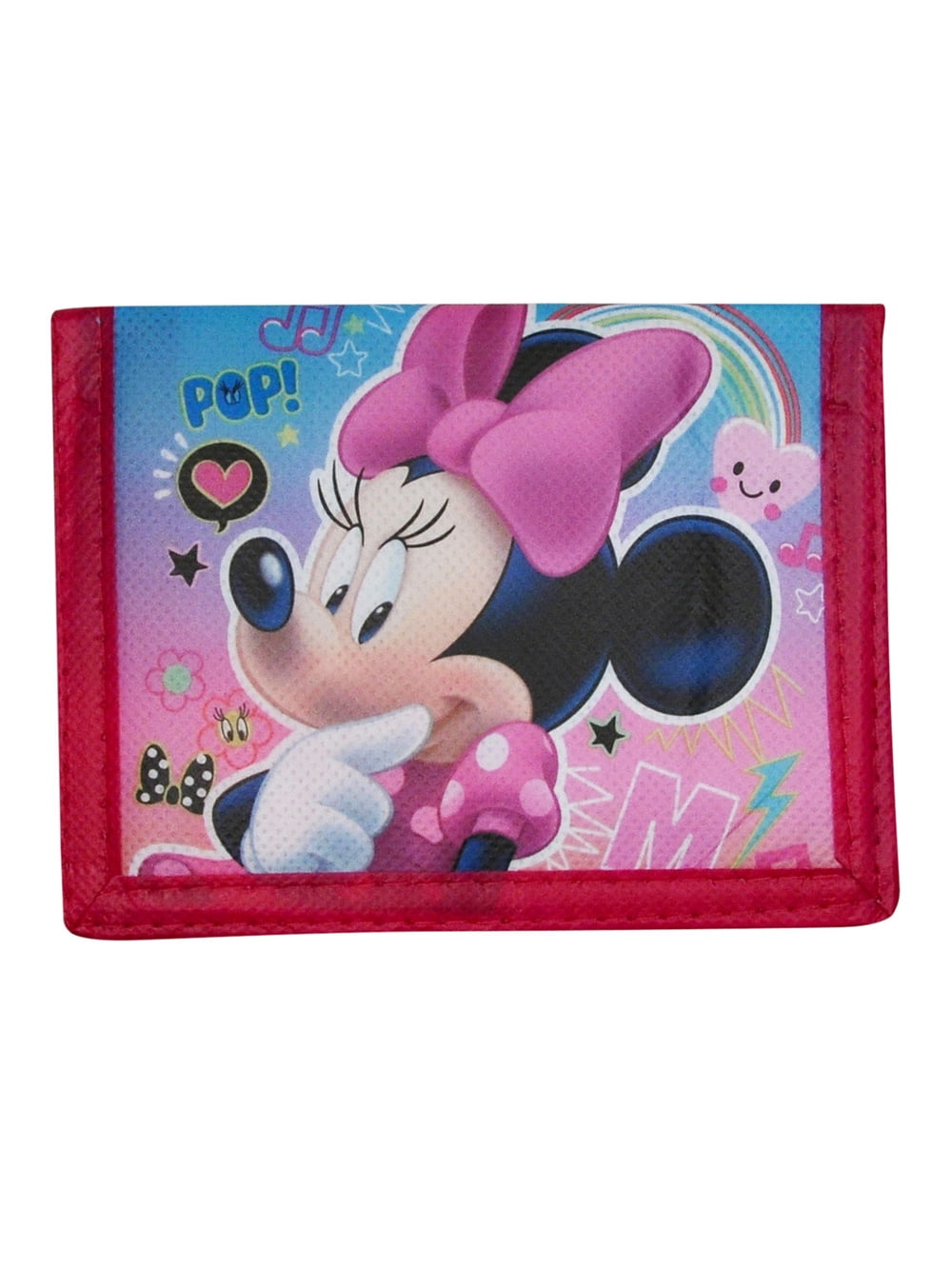 Disney Children's Minnie Mouse Bi-Fold Wallet Pink
