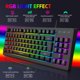 thumbnail image 4 of Teclado de membrana YWYT Y200 USB para juegos con cable, diseño de 87 teclas, efecto de luz RGB, tecla de moldeo por inyección de dos colores ABS YWYT Teclado, 4 of 6