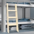 thumbnail image 3 of Wildnix Foldable Wall-Mounted Step Ladder, 3-Step Wooden Bed Ladder, Space-Saving, Sturdy Construction, Easy Assembly, Perfect for Home Use, 3 of 6