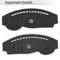 thumbnail image 5 of Unique Bargains Dash Cover for KIA Soul 2014-2019 Non-Slip Dashboard Carpet Mat Polyester Silicone Gray, 5 of 7