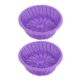 thumbnail image 4 of 2Pcs Hand-woven Storage Basket Creative Fruit Snack Basket Food Serving Basket, 4 of 7