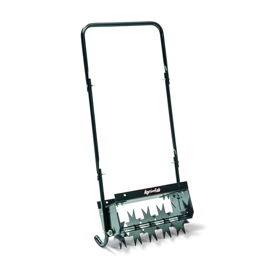 Agri-Fab Push Spike Walk Behind Aerator for Aerating Lawns and Grass Model # 45-0365