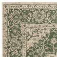thumbnail image 5 of Safavieh Beach House Mai Traditional Outdoor Area Rug, Green/Cream, 6'7" x 6'7" Square, 5 of 7