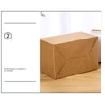 thumbnail image 2 of Package Box Storage Case Gift Festival Holiday Package Box Holder Candy Organizer Great Sealing Dustproof Household Accessories Festival Cardboard Boxes Yellow, 2 of 9