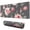 Pioneer Flower Floral, variant on Long Mouse Pads for Desk,Pioneer Flower Floral Print Pattern Desk Mats on Top Of Desks, Desk Mouse Pad Extra Large with 3mm Non-Slip Base and Stitched Edge for Gaming,Office,Work,Home 31.5"x11.8"