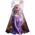thumbnail image 1 of Disney Frozen 2 Dress Costumes Girls Princess Elsa Dress Ball Gown Birthday Kids Snow Queen Cosplay Carnival Clothing 1-10 Years12M Gao Jinjia LED, 1 of 2