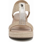 Vionic Women's Calera Ankle Straps Heeled Sandal Gold Metallic 12W