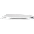 thumbnail image 4 of Elongated Closed Front Toilet Seat in White with Soft Close, 4 of 6