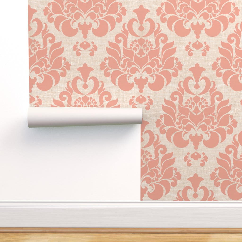 Peel-and-Stick Removable Wallpaper Damask Victorian - Walmart.com
