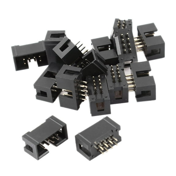 15 x PCB Mount 2x4Pins 2.54mm Pitch Straight Connector IDC Socket Box Header