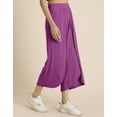 thumbnail image 2 of Moomaya Solid Tulip Pants For Women, Zumba Dance Jersey Crop Pants, 2 of 7