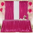 thumbnail image 3 of Mantel de lentejuelas Poise3eHome, color rosa intenso, 228 x 335 cm, rectangular, 3 of 7
