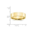 thumbnail image 3 of Solid 10k Yellow Gold 6mm Flat Comfort Fit Plain Classic Wedding Band Ring Size 9, 3 of 4