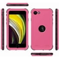thumbnail image 4 of iPhone SE 2020 Waterproof Case, iPhone SE 2nd Gen Case Waterproof, Allytech IP68 Waterproof Build-in Screen Protector Full Protection Case Cover for Apple iPhone SE 2020, Pink, 4 of 7