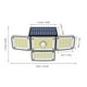 thumbnail image 3 of Solar Light Wall Light Motion Sensor Outdoor Light Regulating Light 224 LED 4 Head Solar Powered, 3 of 6
