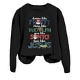 thumbnail image 3 of Dance Like Frosty Shine Like Rudolph Christmas Sweatshirts for Women Long Sleeve Crewneck Christian Sweatshirt Pullover Tops, 3 of 5