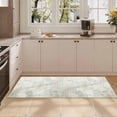 thumbnail image 5 of Washable Kitchen Runner Rug 60" x 22", Modern Abstract Textured Area Rug, Neutral Soft Low Profile Non Slip Kitchen Runner Rug for Kitchen, Hallway & Laundry Room, 5 of 6