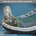 thumbnail image 4 of Safety Trainers Men Steel Toe Cap Trainers Breathable Safety Shoes for Women Lightweight Work Boots Non-Slip, 4 of 7