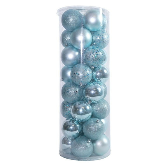 Northlight 4 Finish Shatterproof Christmas Ball Ornament - Set of 32