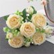 thumbnail image 4 of Ramo de rosas artificiales para mujer, decoración del hogar, ramo de boda, rosa pegada a la pared., 4 of 5