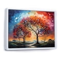 thumbnail image 2 of Designart "Dawn Graffiti On Oak II" Tree Oak Floater Framed Canvas Prints, 2 of 5