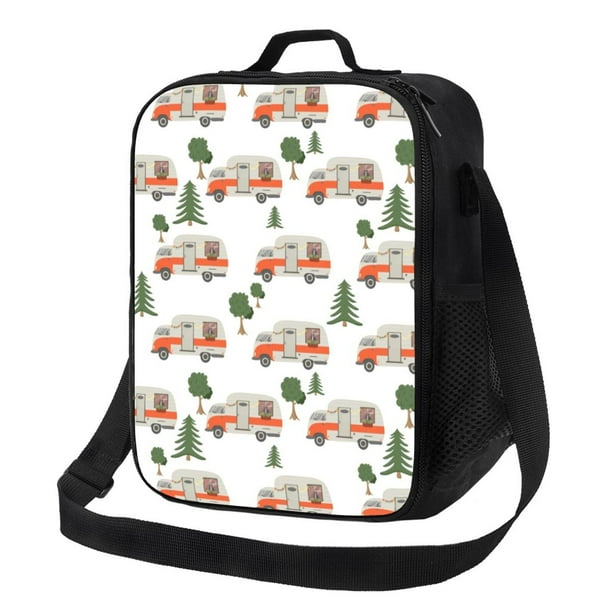 Disketp Camp Van Bolsa Térmica Estampada para Almuerzo, Lonchera para Hombres y Mujeres Adultos