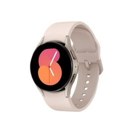 SAMSUNG Galaxy Watch 5 44mm LTE Smartwatch w Health Fitness Tracking Enhanced GPS Silver Bezel w White Band Walmart