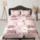 thumbnail image 1 of Colcha de cama de color rosa vaca, juego de cama completo para niños., 1 of 4