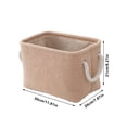 thumbnail image 5 of Faux Fleece Basket under $5! Bzdzmqm Curly Faux Fleece Decorative Storage Basket, Soft Fabric Storage Bin with Carrying Rope, Home Living Room Bathroom Organizer, Teddy Bear Plush Storage Box, Multi, 5 of 9