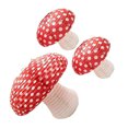 thumbnail image 2 of Miangastore 3pcs Mushroom Shape Lantern 3D Hanging Lanterns Scene Layout Decor Lantern, 2 of 9