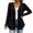 *Black, variant on VBVC Women's Lightweight Open Front Cardigan , Stretchy Long Sleeve Top For Women , Ladies' Classic Drape Duster with Pockets, Khaki , S-3XL